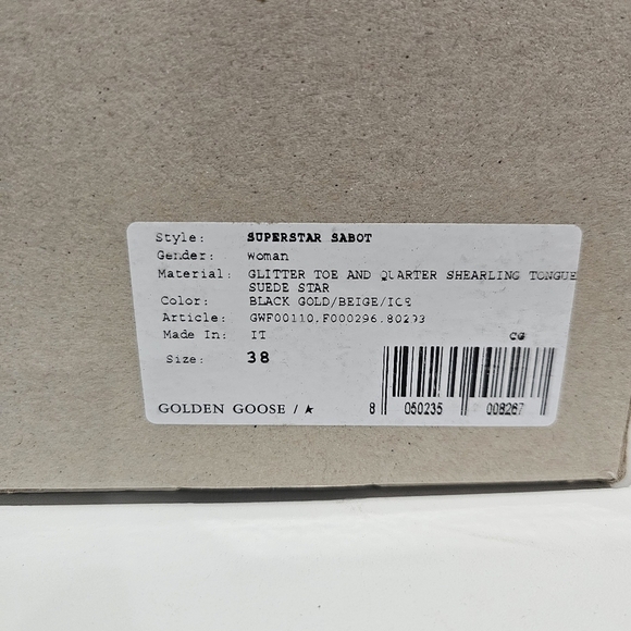 Golden Goose Super-Star Sabot with glitter and shearling interior - Picture 9 of 9